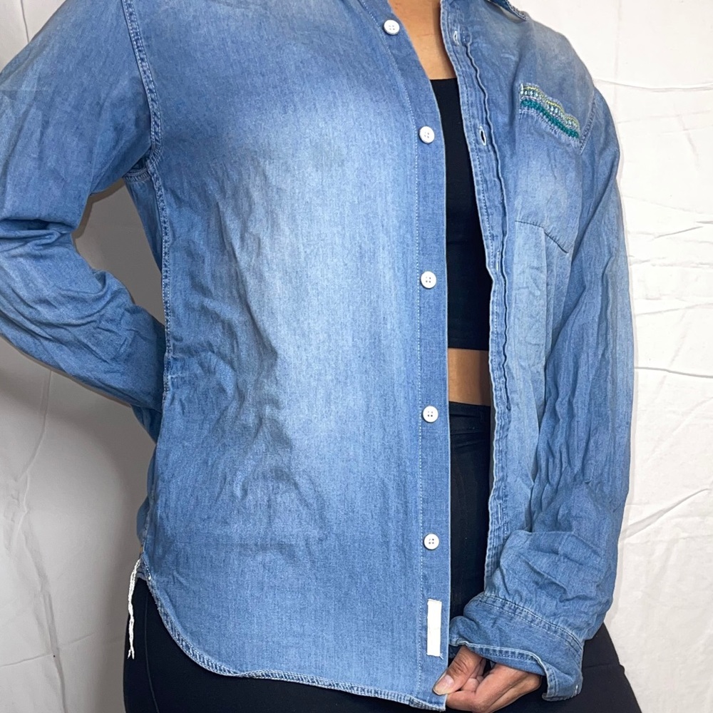 Jean Embroidered Shirt